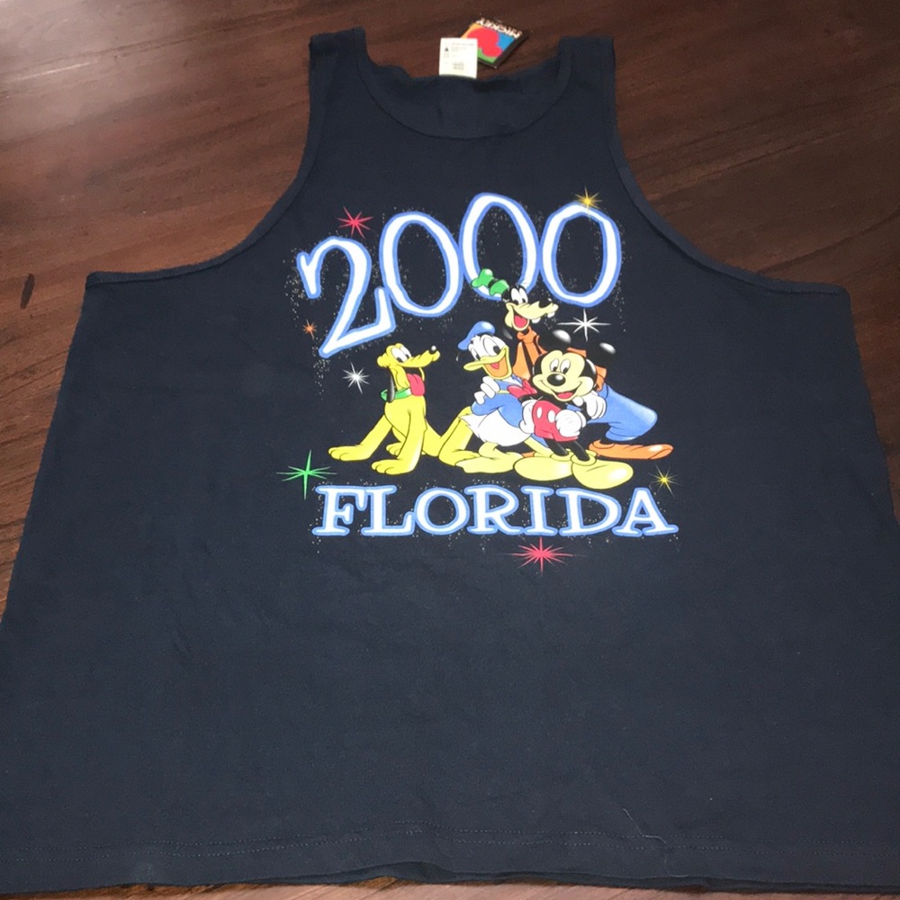 Disney Sz XL TANK 2000 Florida Micky Donald Goofy
